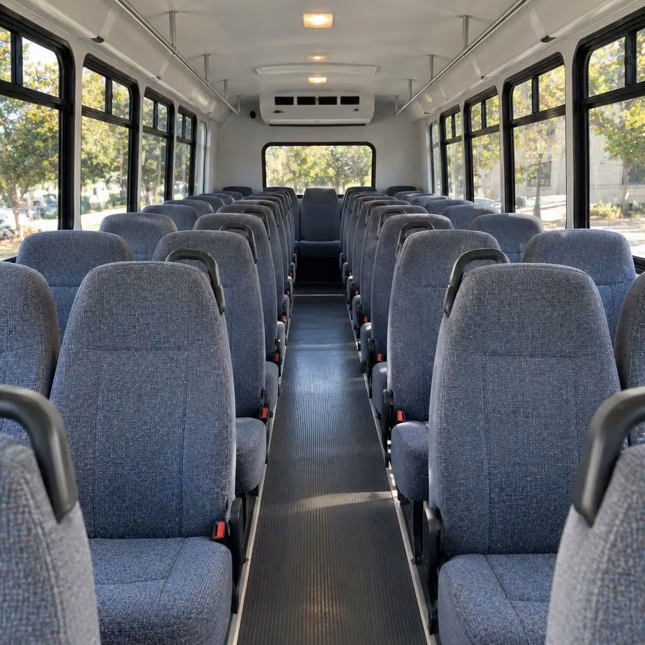 25 passenger minibus inside