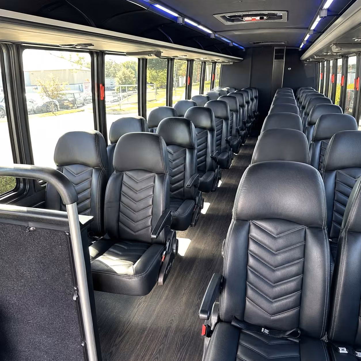30 passenger minibus inside