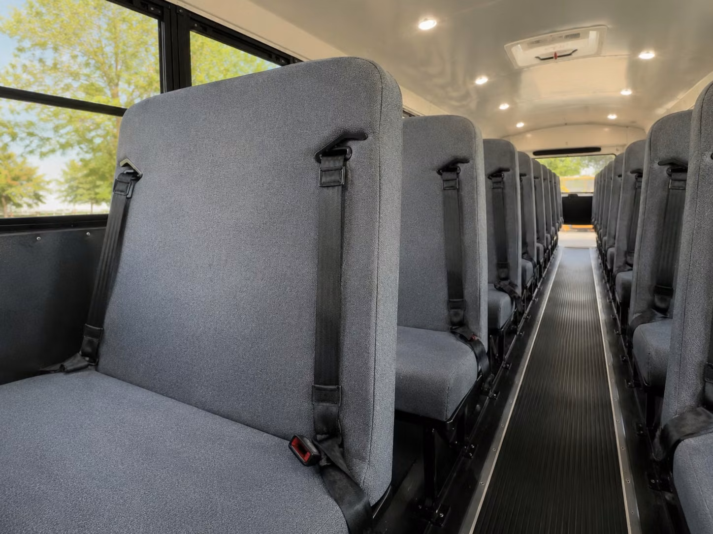 school bus interior